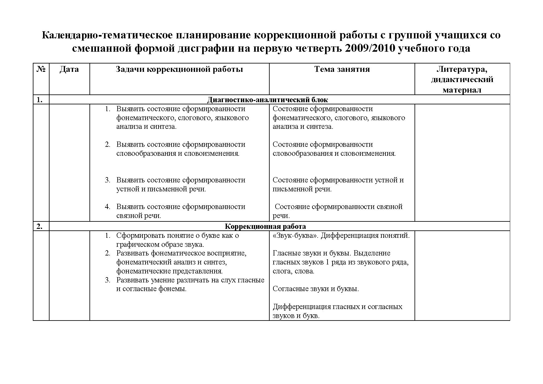Календарный план школьные принадлежности подготовительная группа