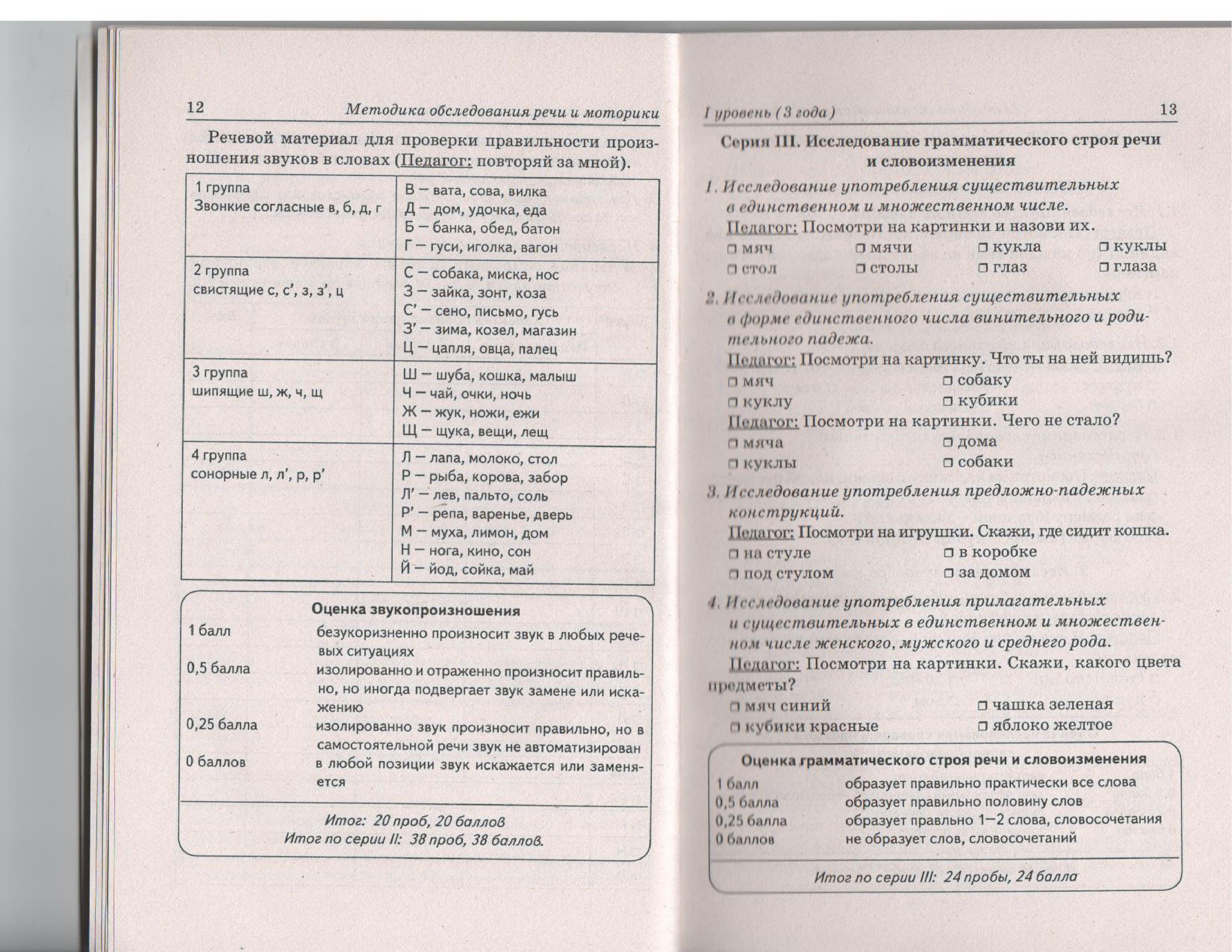 Схемы логопедического обследования детей с дислексией дисграфией