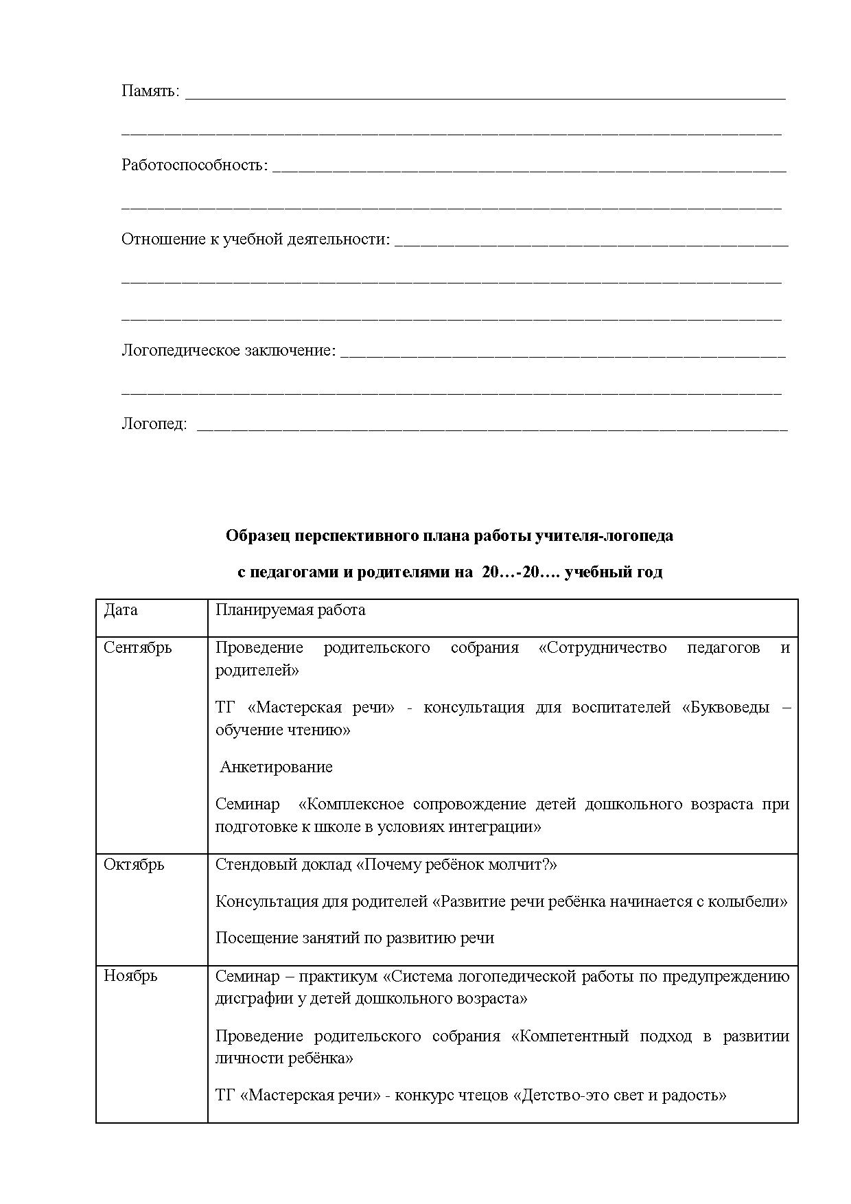 Логопедическая характеристика на ребенка образец - 83 фото