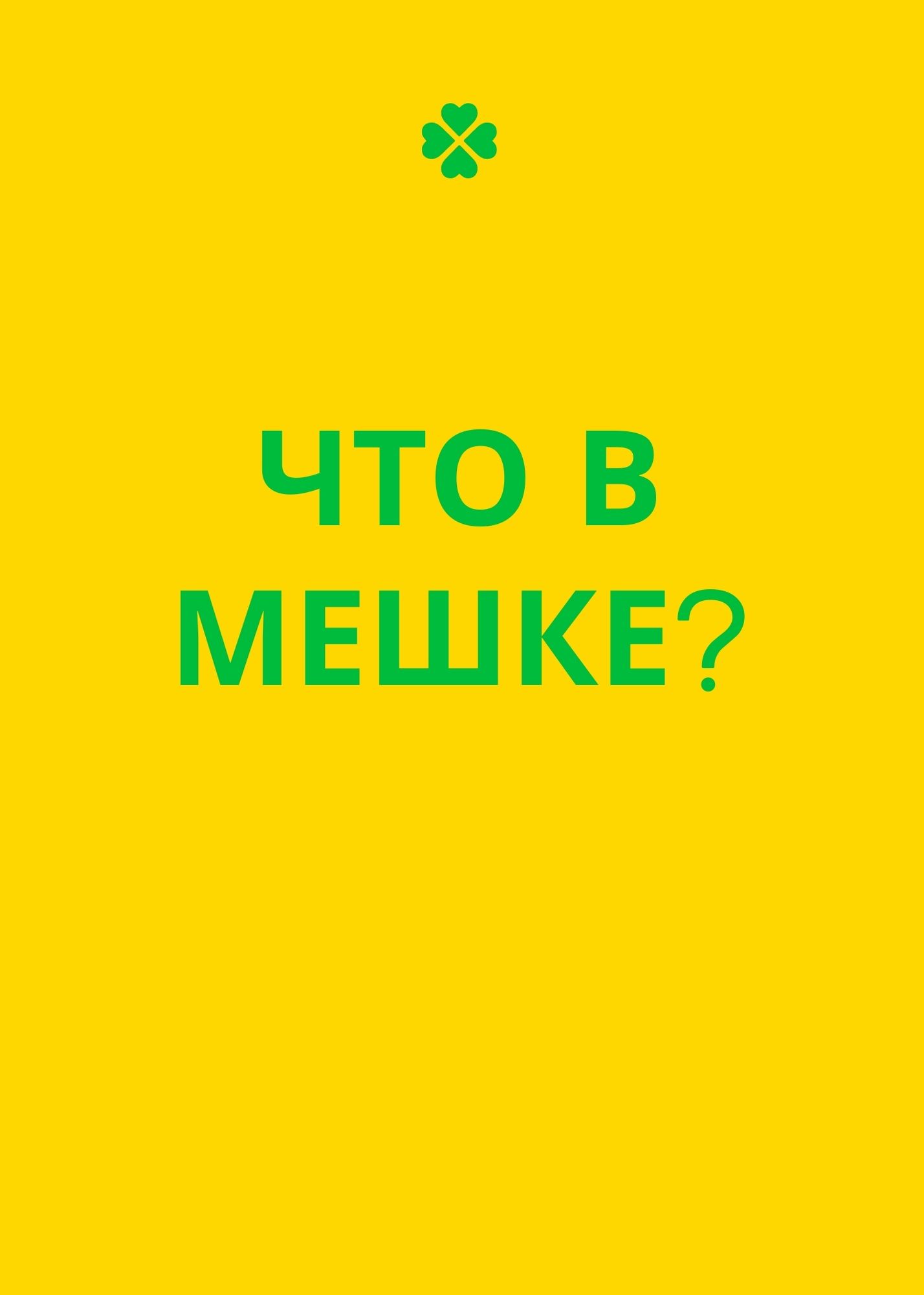 Что в мешке?