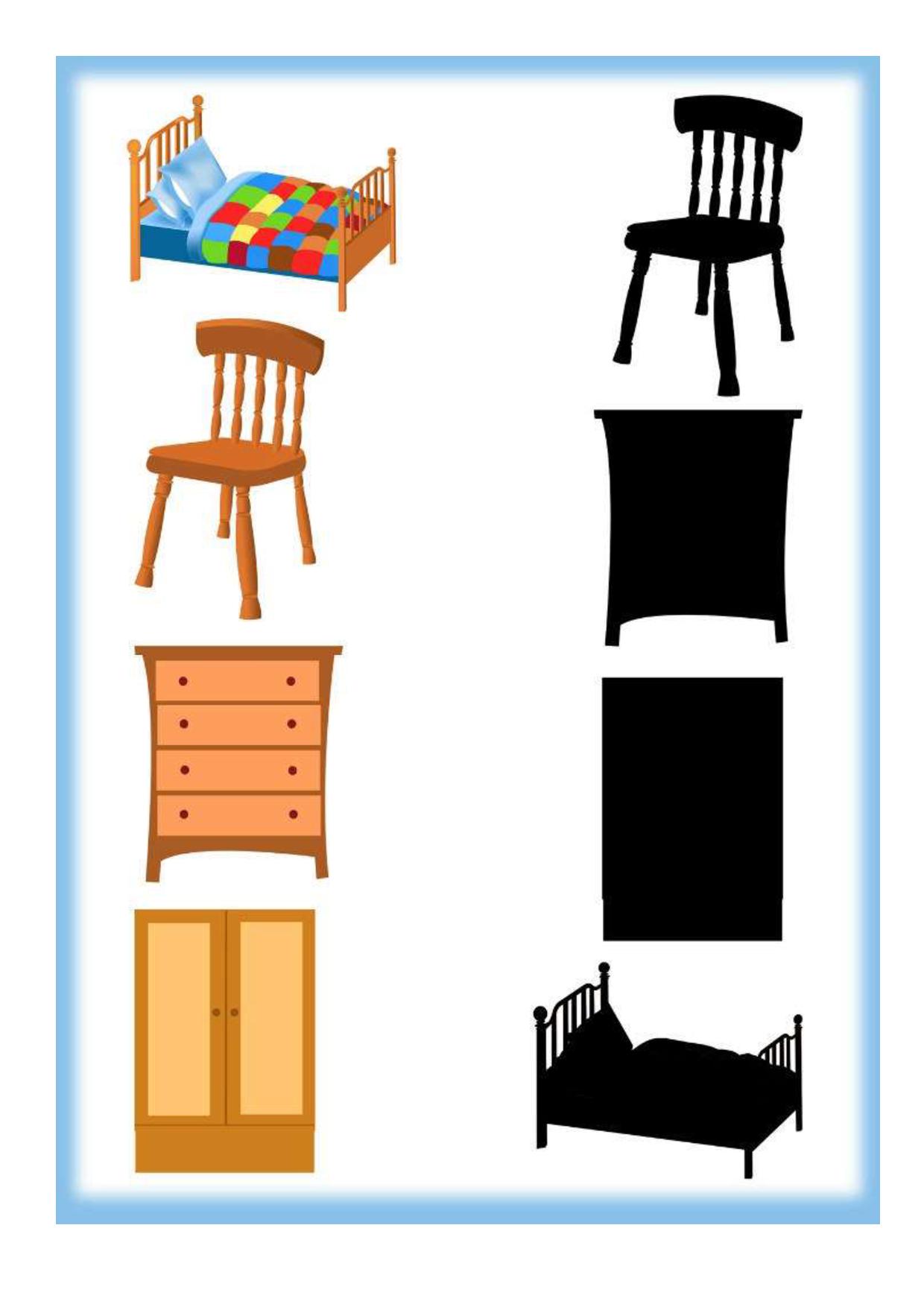 домашнее задание по теме мебель в средней группе