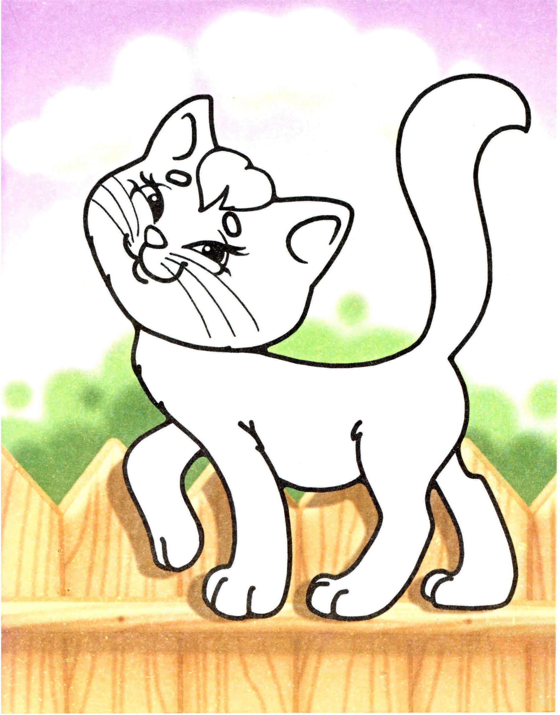 Мысық суреті. Рисунки животных для детей. Кошка рисунок для детей. Аппликация кошка. Трафарет котенка для рисования для детей.