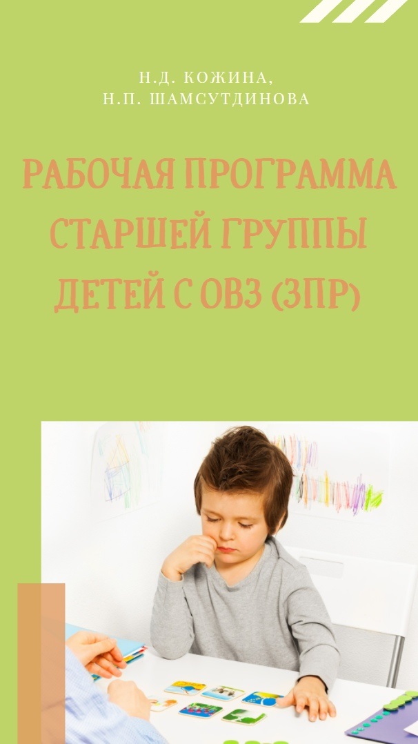 Рабочая программа старшей группы №7 (5-6 лет) с ОВЗ (ЗПР)