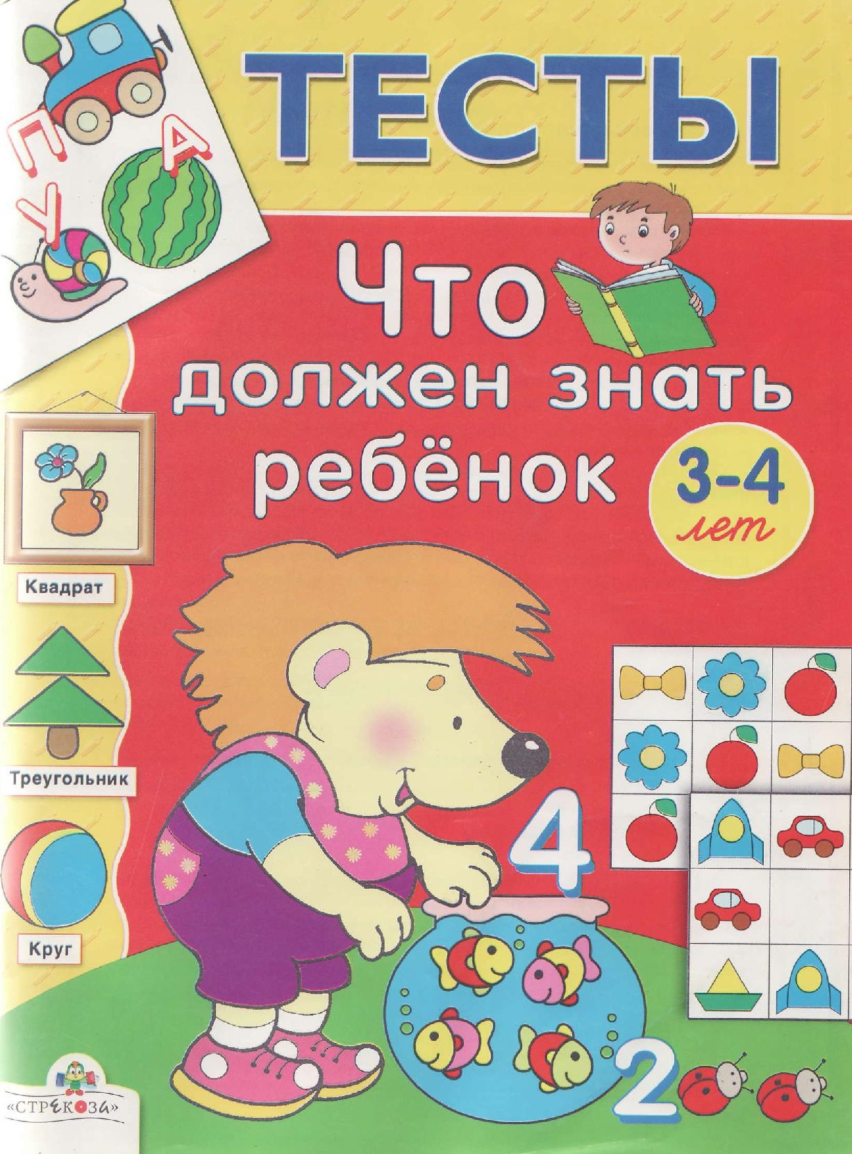 Тесты. Что должен знать ребенок 3-4 лет