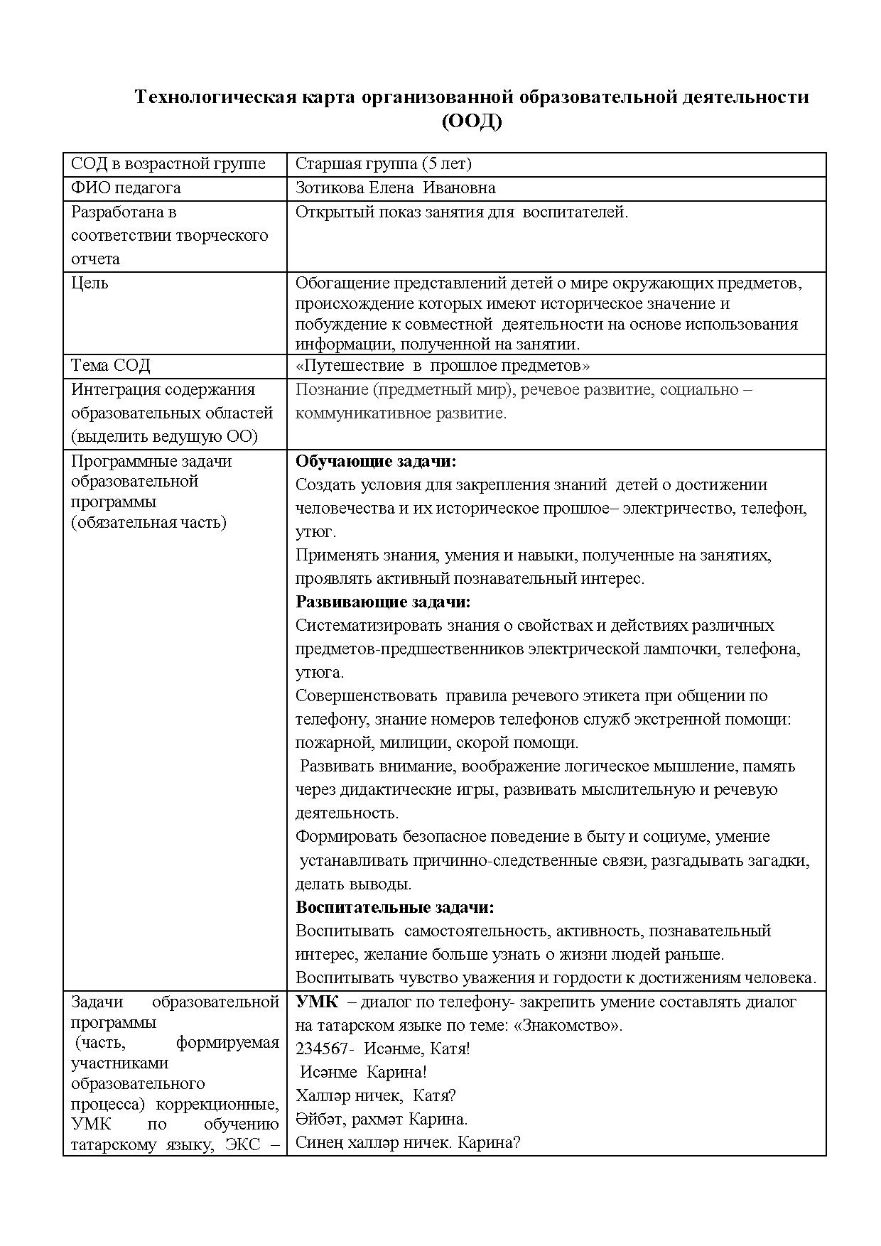 Конспект совместной организованной образовательной деятельности в старшей  группе по ФЦКМ (предметный мир) «Путешествие в прошлое предметов» |  Дефектология Проф