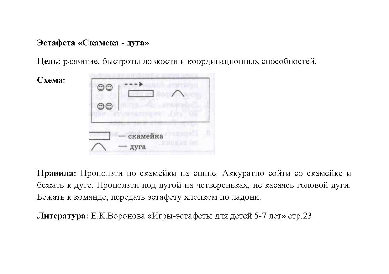 Игры-эстафеты (старшая группа) | Дефектология Проф