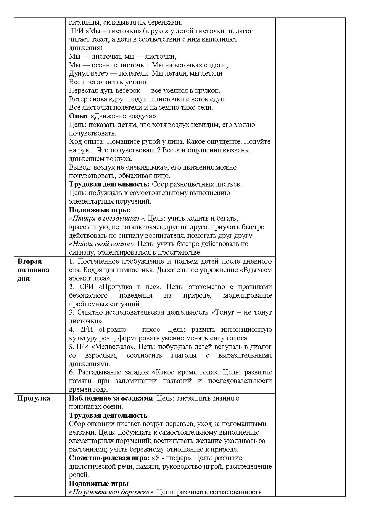 Комплексно – тематическое планирование на неделю. Младшая группа |  Дефектология Проф