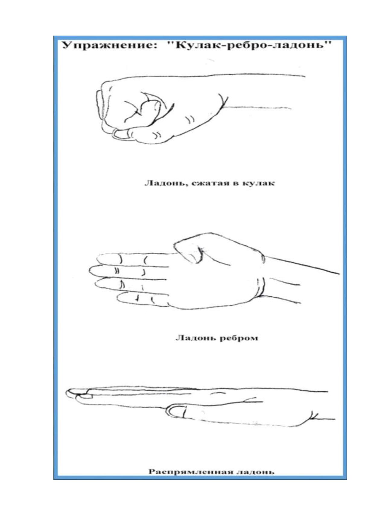 Картотека кинезиологических упражнений для дошкольников с картинками