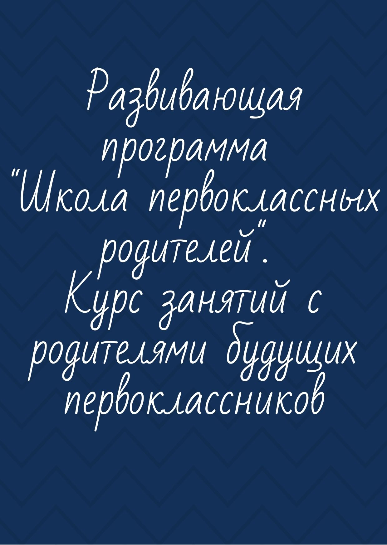 Развивающая программа 