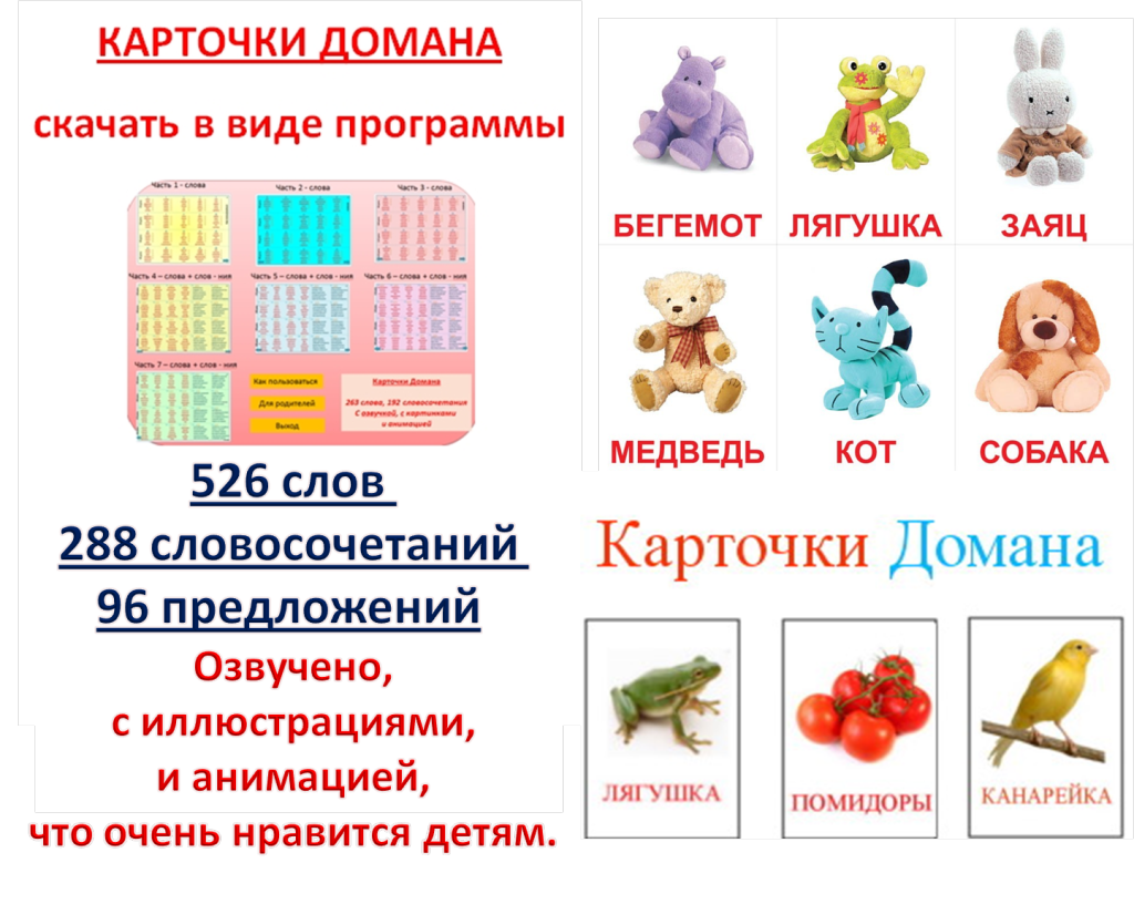 Карточки Домана онлайн