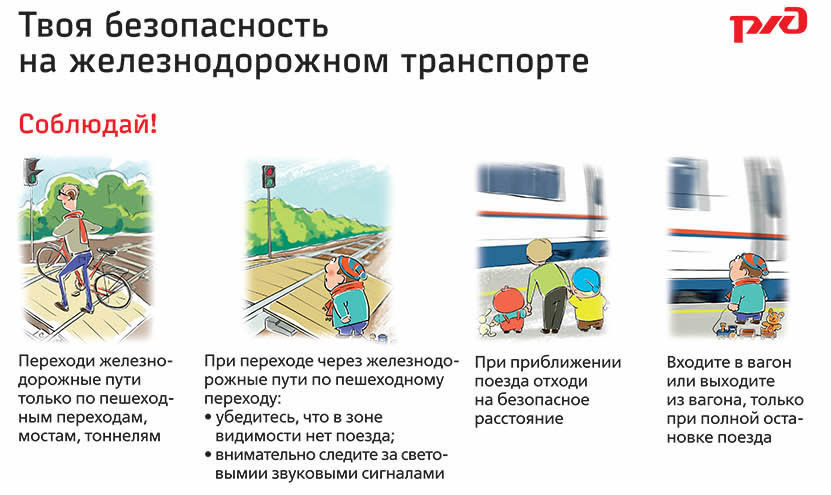 Правила поведения на ж/д