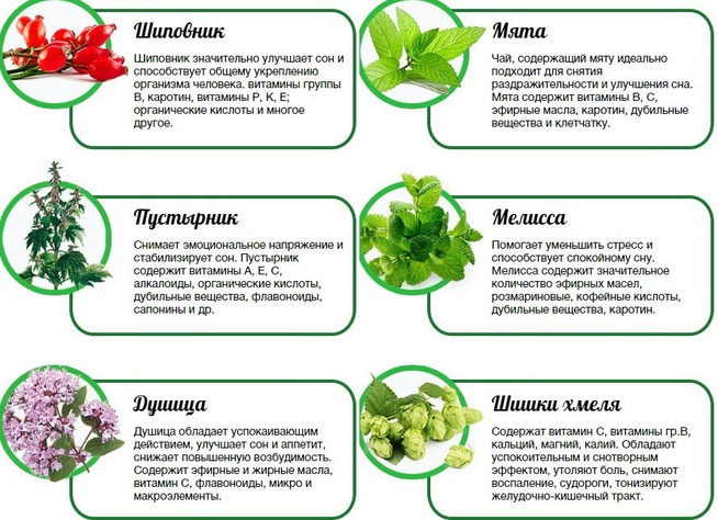 Успокоительные травы