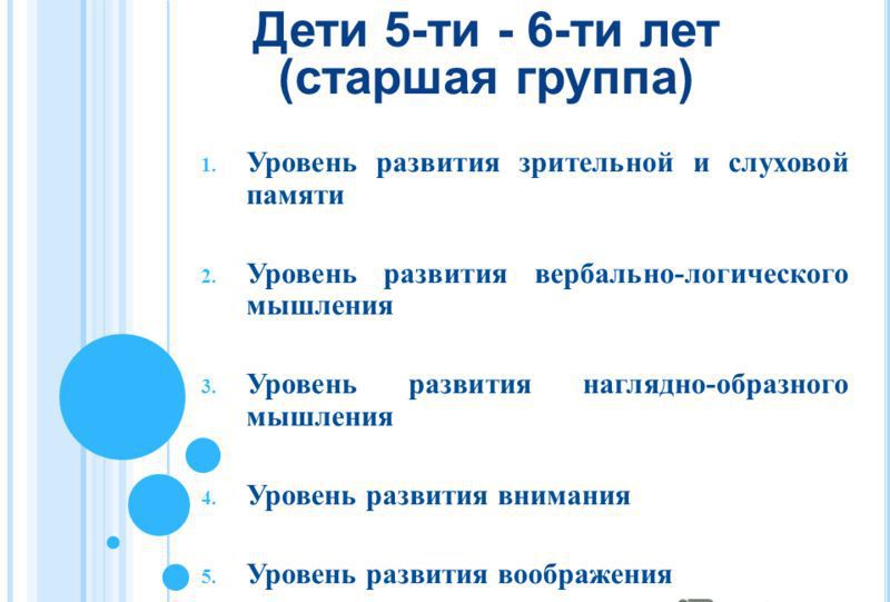 Мониторинг развития в 5-6 лет