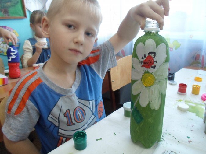 Рисование на бутылках