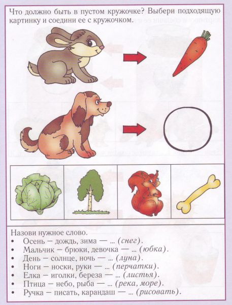 Занятия для ребенка 3-4 лет