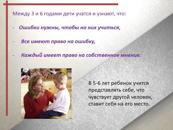 Ребенок имеет право на ошибки