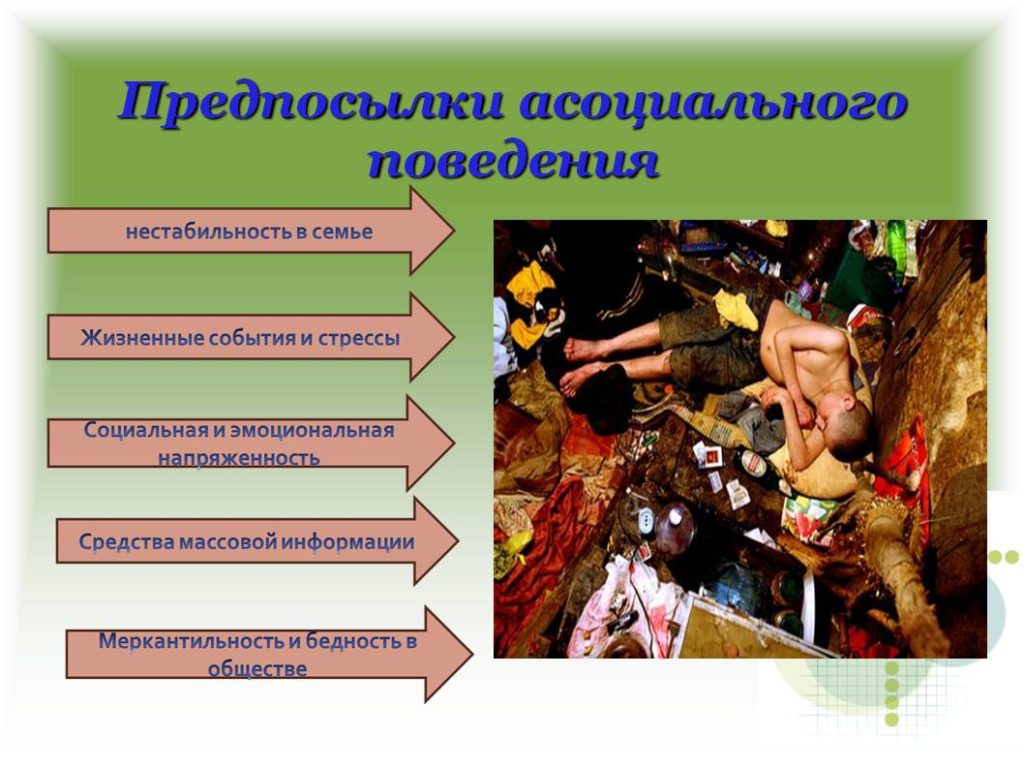 Предпосылки девиантности у детей