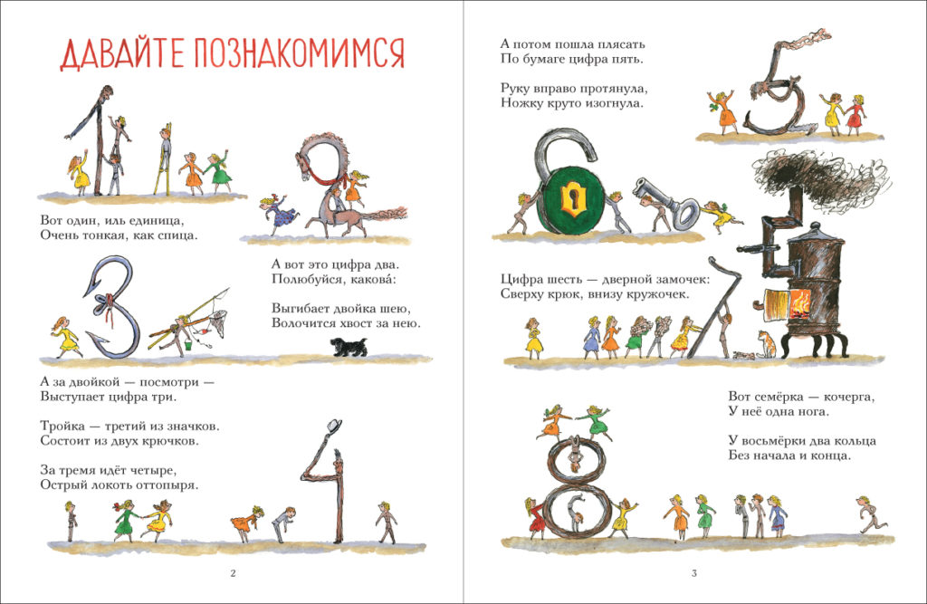 Стихи Маршака о цифрах