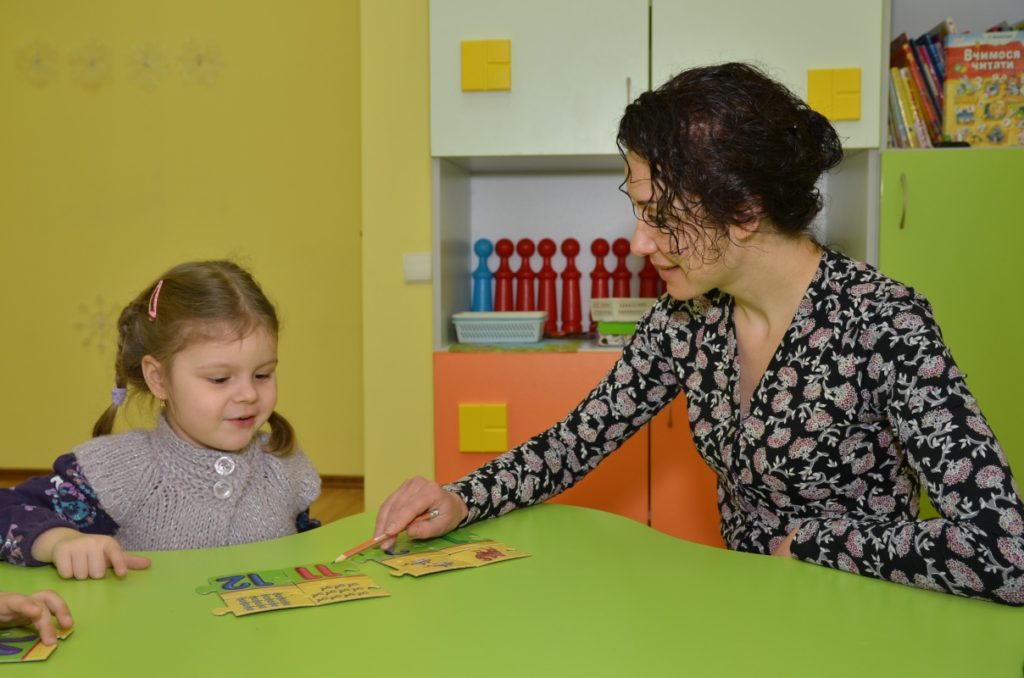 Индивидуальное занятие на определение уровня развития