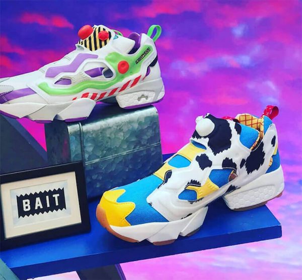 История игрушек теперь и на кроссовках Reebok