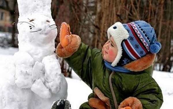 Лепка из снега