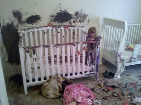 Пока родители не видят: смешная подборка старых и новых детских проделок (31 фото)