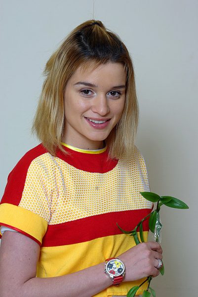 Ксения Бородина в школьные годы