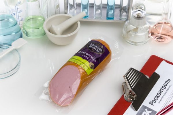 Колбаса вареная Докторская, производитель «Заповедные продукты»