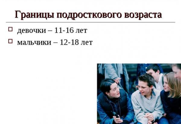 Подростковый возраст