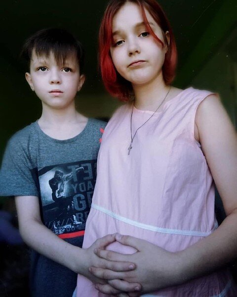 Дарья Суднишникова с другом Ваней
