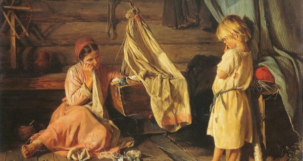 младенец в люльке