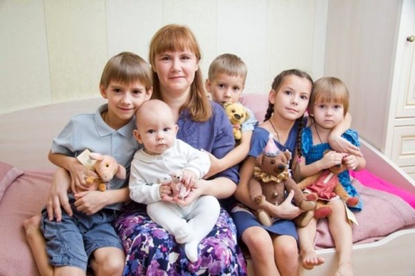 Мама и пять детей