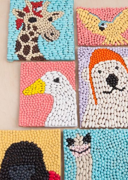 Bean paintings