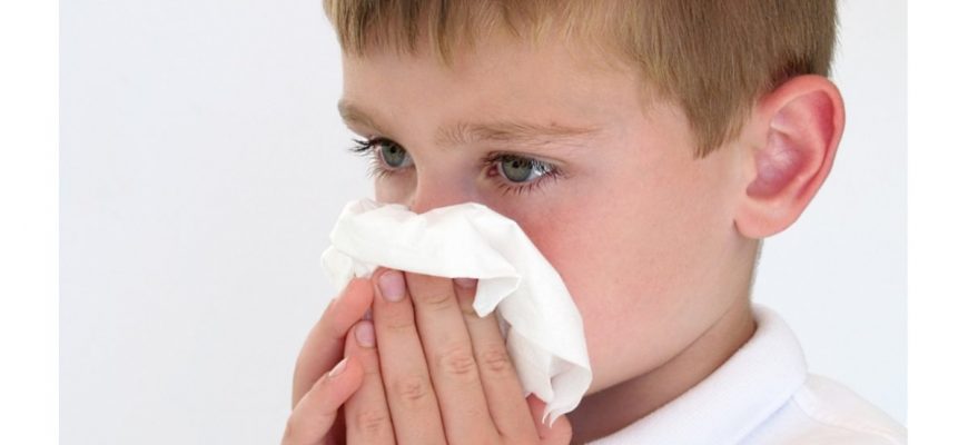 First aid for nosebleeds