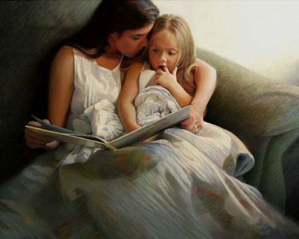 Mom and daughter