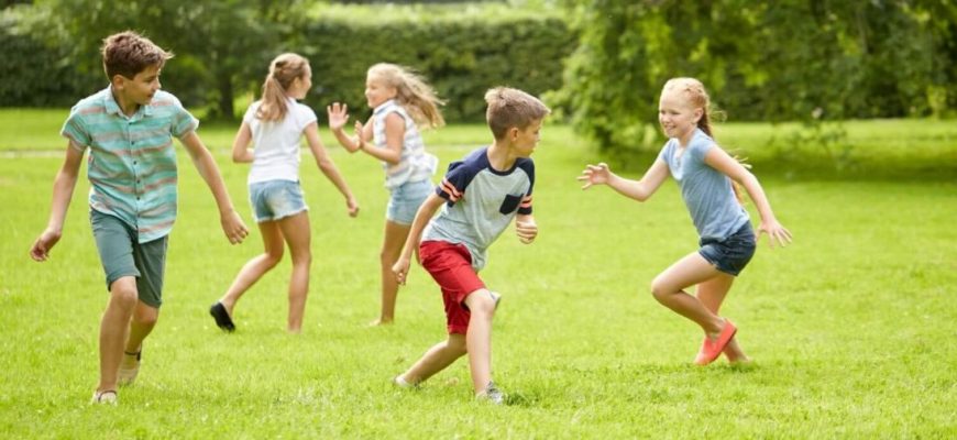 Outdoor play for children