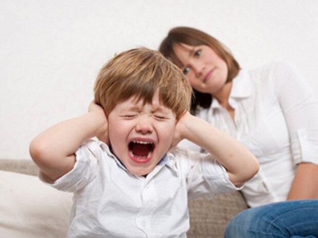 Baby screams