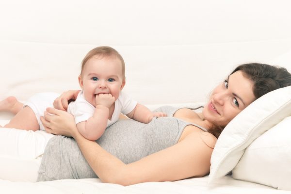 Mom and baby