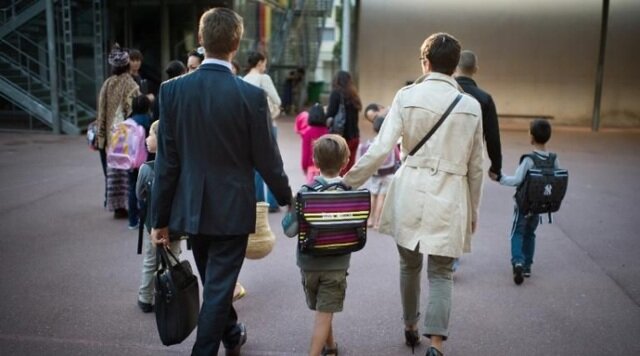 Parents with a child