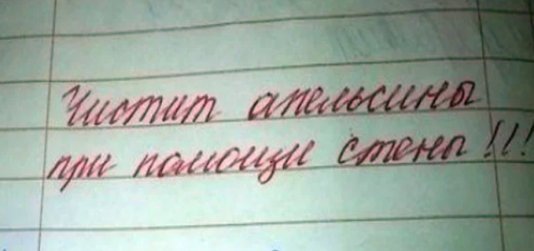Отдельный жанр литературы - замечания учителей в школьных дневниках