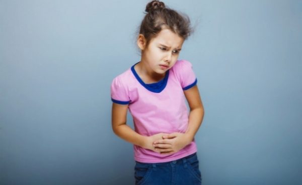 the child has a stomach ache