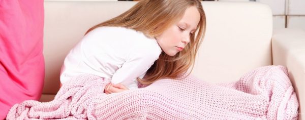 a child has a stomach ache
