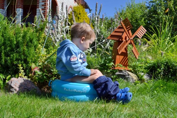 надувной дорожный горшок PocketPotty