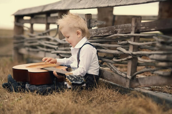 Boy with guitar