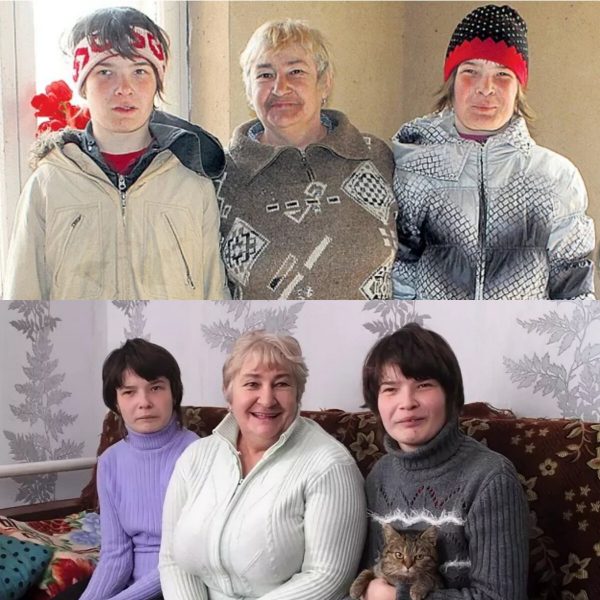 Сестры с мамой