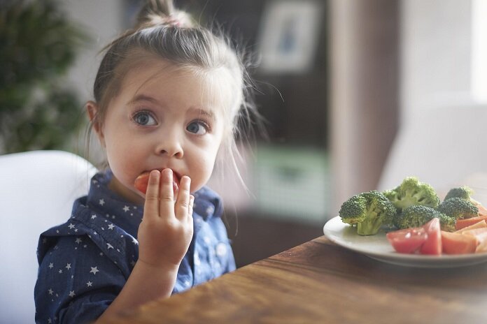 The child does not want to eat