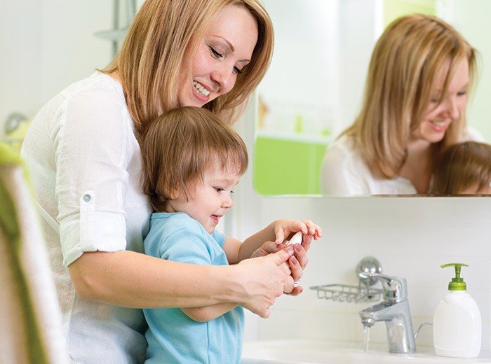 Wash their hands