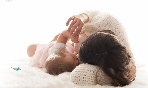 Mom and baby