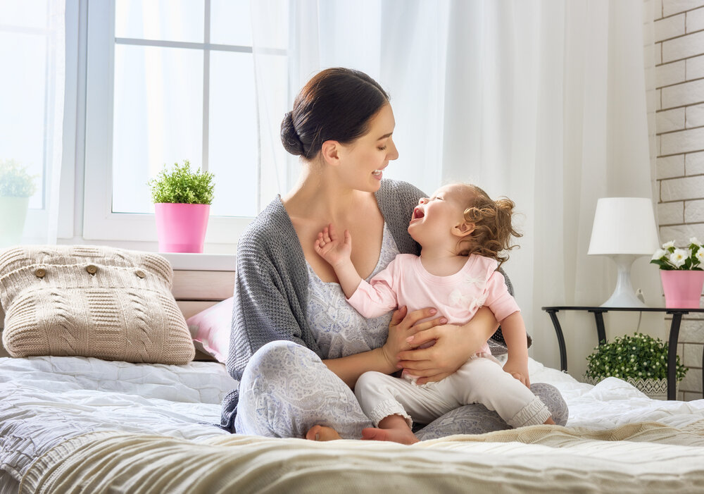 Mom and daughter