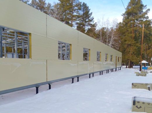 В Куртамышском округе продолжается модернизация лагеря «Лазурный»